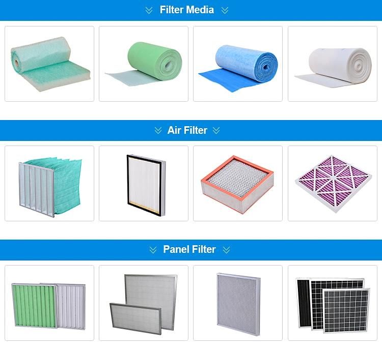 Polyester Medium Filter M5 Ceiling Filter with Longer Service Life