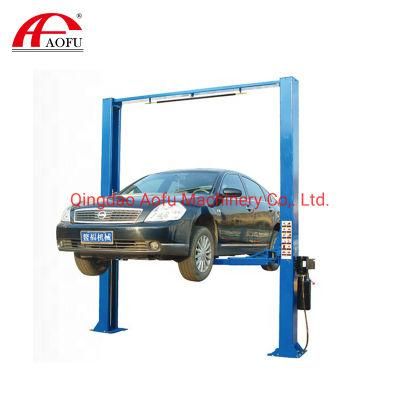 Bridge 220V Qjy4-2b Two Post Auto Lift Garage Equipment Hydraulic Car Lift for Car Wash