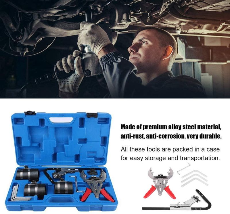 Viktec Auto Engine Motor Cleaning Ring Expander Compressor Piston Ring Compressor Kit Professional Piston Ring Service Tool Set