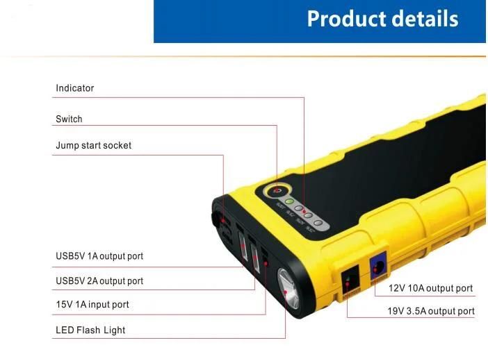 18000mAh Portable Car Jump Starter for Car Battery Charger