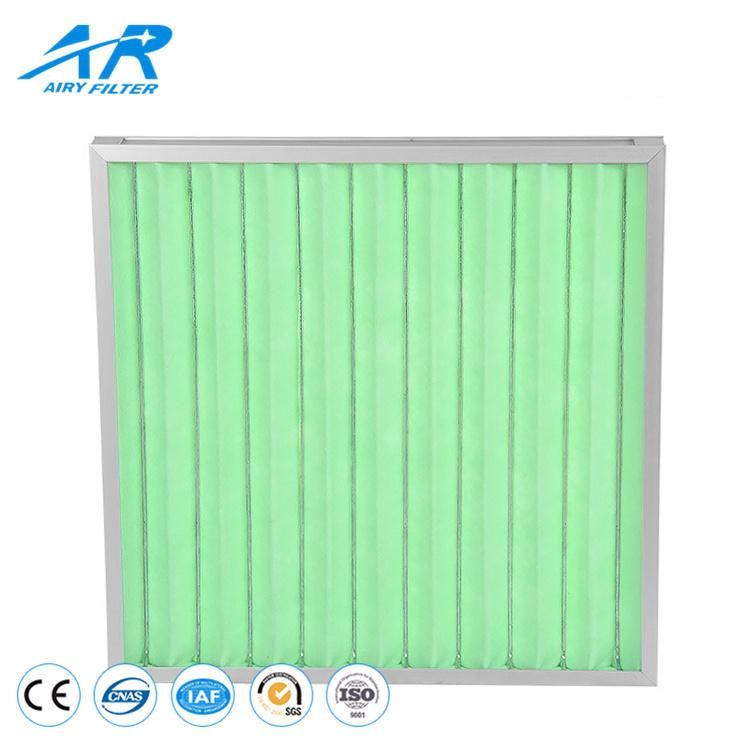 Washable Pleated Pre Panel Filter Spray Booth Filter