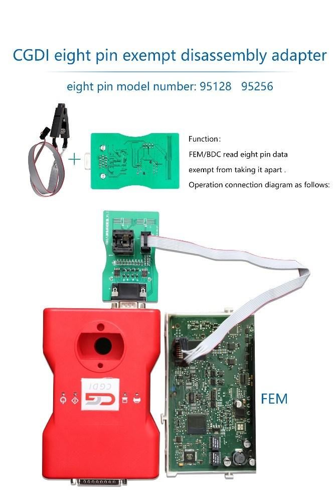 Cgdi BMW Key Programmer Full Version Total 24 Authorizations Get Free Reading 8 Foot Adapter