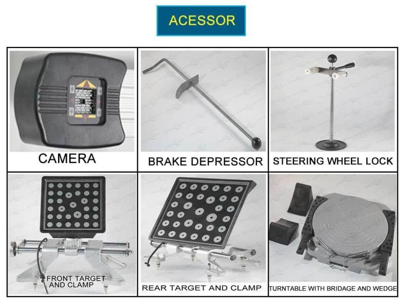 2022 CE Popular 3D Four Wheel Aligner Machine