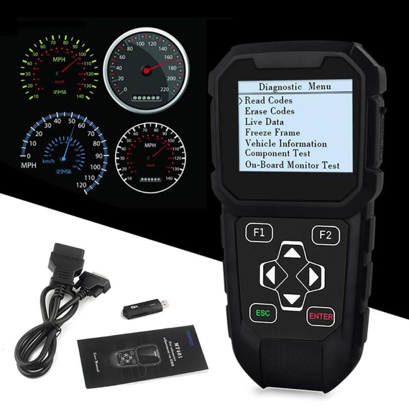 Obdprog Mt401 OBD2 Cluster Calibration Tool Professional Code Reader OBD 2 Instrument Correction Diagnostic Tools Free Update