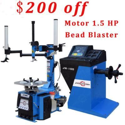 1.5 HP Tire Changer Wheel Changers Machine Wheel Balancer Combo