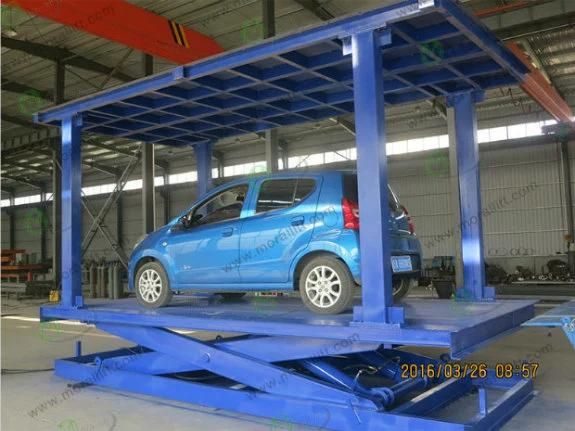 5500kg Hydraulic Scissor Car Lift for Underground Parking