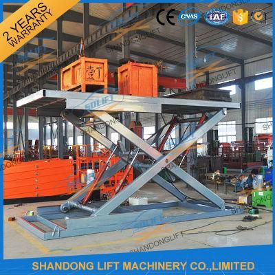 Portable Hydraulic Scissor Outdoor Car Lift for Sale