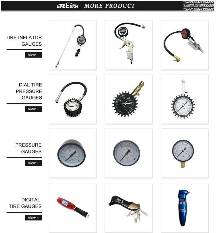 Dial Tire Air Pressure Gauge with Hose