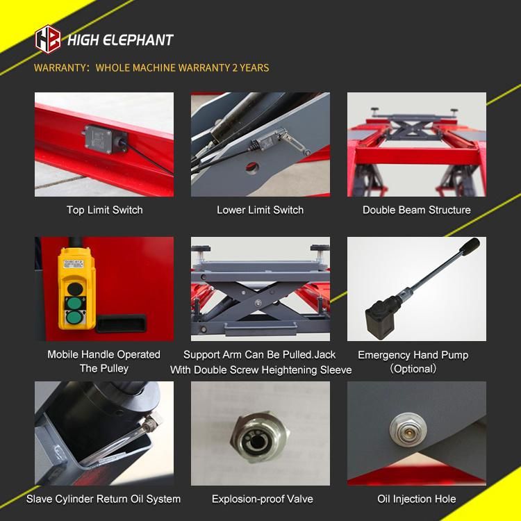 He40t/Scissor/Scissor Lift/Scissor Car Lift/Car Lift/Auto Lift/Garage Equipment/Lifter/Lifting Equipment/Lift/Car Hoist/Elevator/Hoist