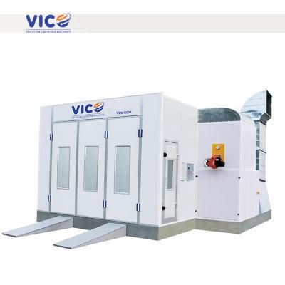 Vico Economical Diesel Burner Car Painting Booth for Auto Body Repair Shops