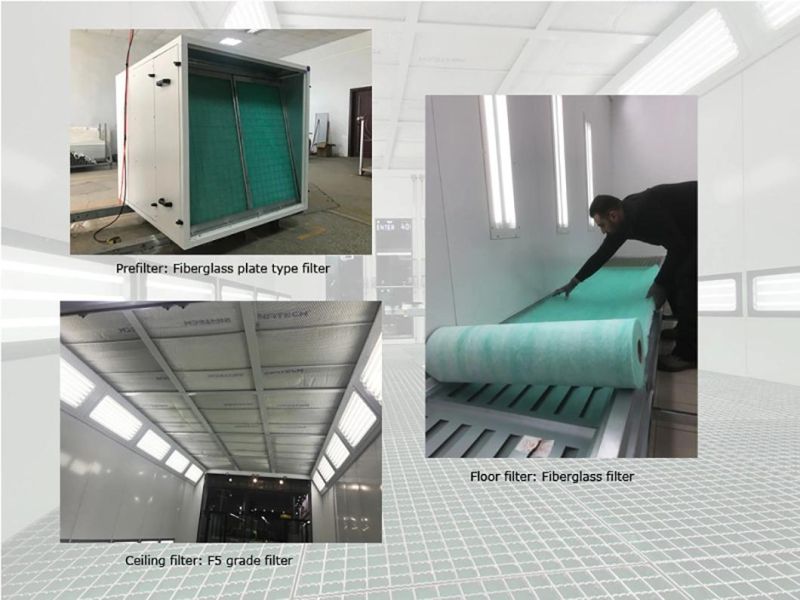 Garage Paint Booth Garage Equipments Paint Booth Spray Booth with Infrared Heating