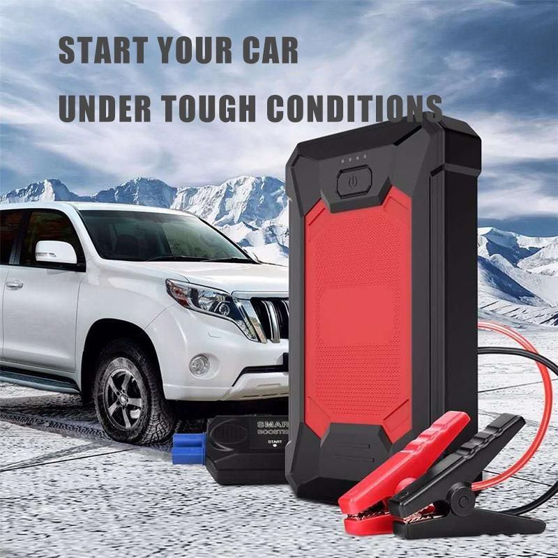 Waterproof Vehicle Jump Start Pack Lithium Rugged Car Jumper Portable Car Battery Jump Starter