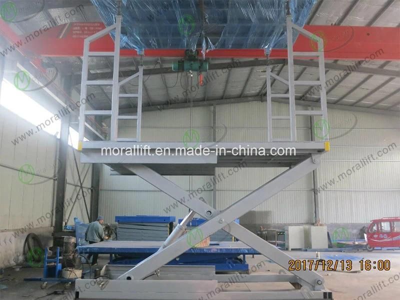 Double Deck Car Scissor Lift for Garage Use