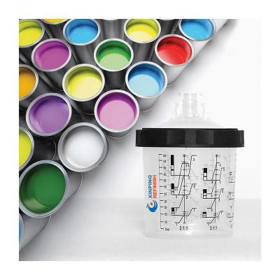 New 600ml Cup Measurement Automotive Paint Systems with Black Circle Replacement for Paint Cup