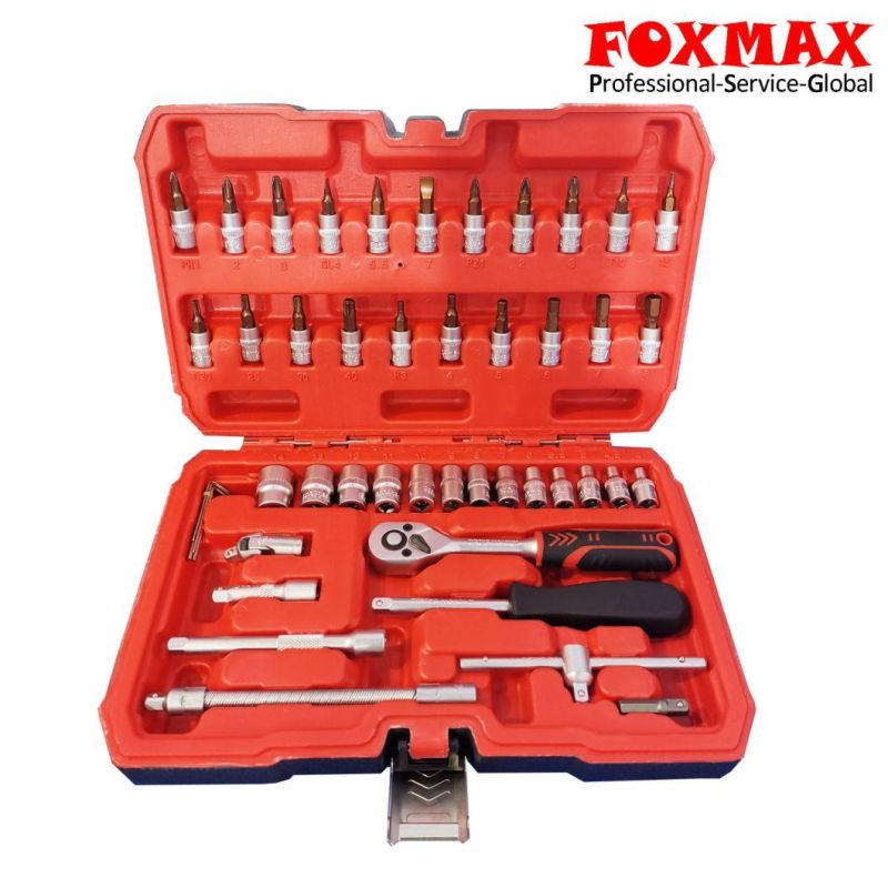 Handtools Professional 1/4"Dr. 46PCS CRV Socket Set (FST-63)