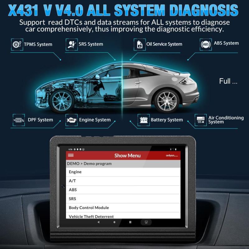 High Cost-Effective Launch X-431 V V4.0 Full System Auto Scan Tool Automotive Diagnostic Device