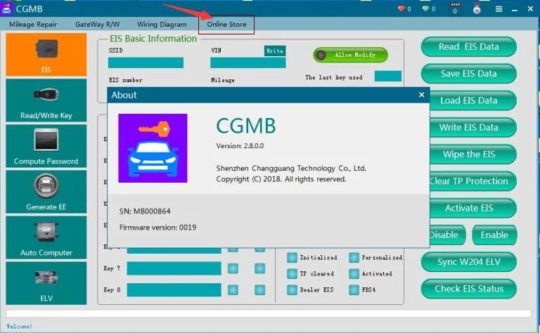 Cgdi Prog MB Benz Key Programmer Support Online Password Calculation