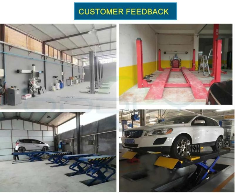 4 Post Hydraulic Auto Alignment Lift for Car Repair