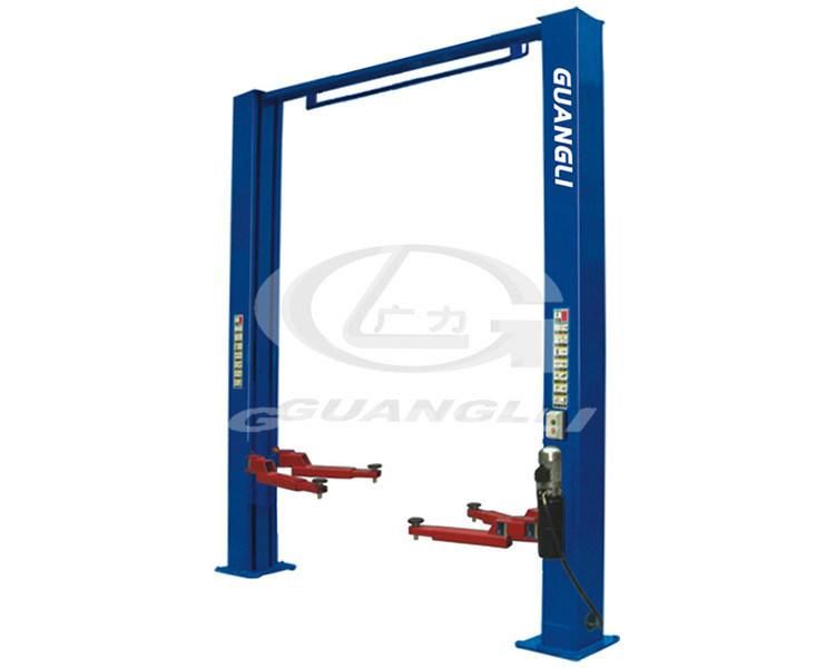 Guangli Factory Supply 2 Gantry Post Auto Lift 4500 Hydraulic Car Lift