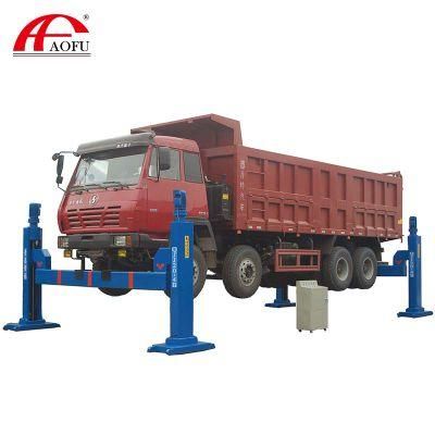 Aofu 20t 30t 40t Built up Movable Column Lift Garage Equipment Bus Lift 4 Post Car Lift Truck Lift