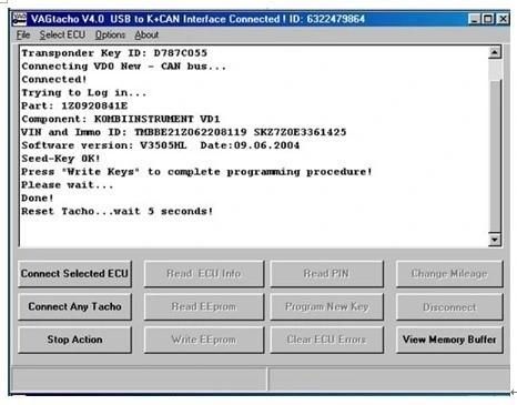 VAG Tacho V 5.0 for Nec MCU 24c32 or 24c64