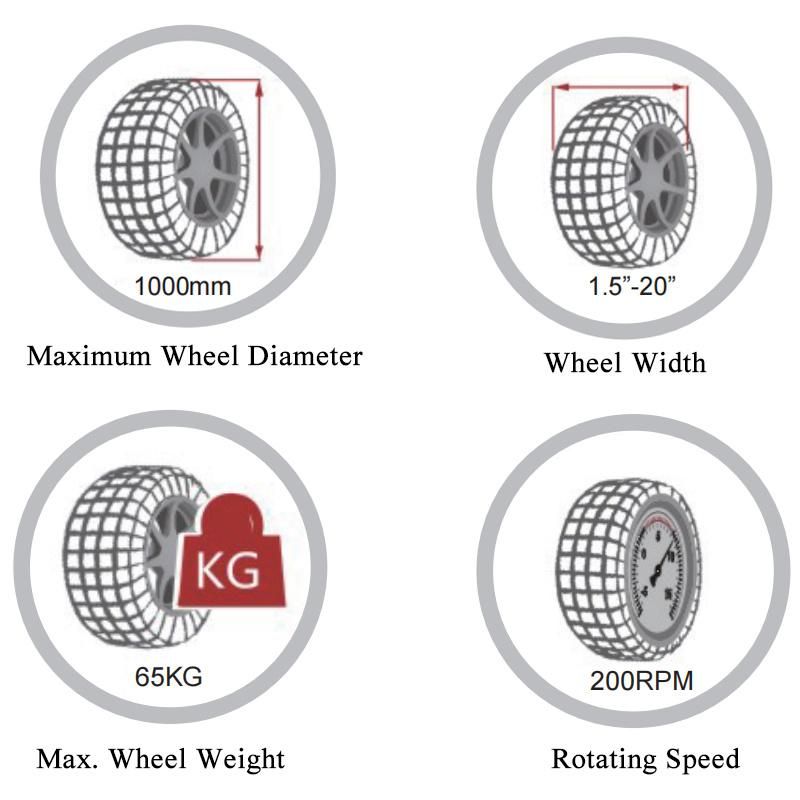 Warranty 3 Years Manual Car and Motorcycle Wheel Balancer and Tyre Balancing Machine