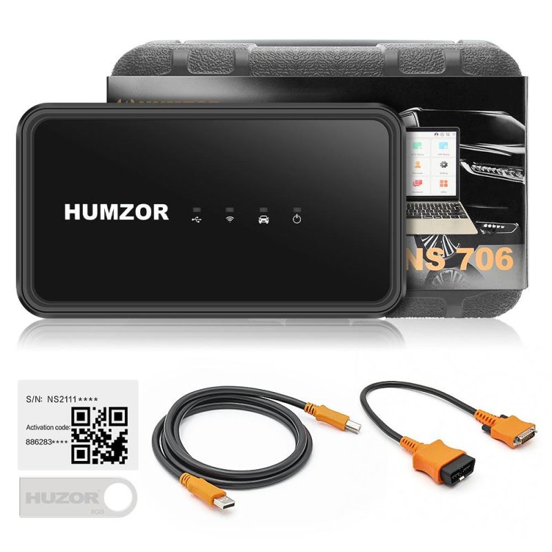 Humzor Nexzsys Ns706 Full System Car Diagnostic Scanner for Sas CVT ABS Gear Learning 13 Reset Service OBD2 Diagnosis Tool