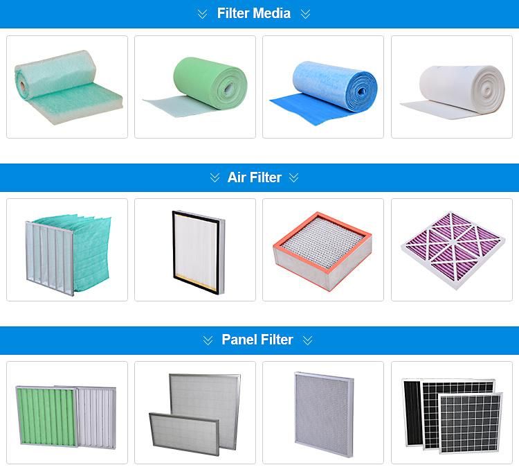 Long Lifetime Non-Woven Pocket Fine Air Filter for Electronics Factory