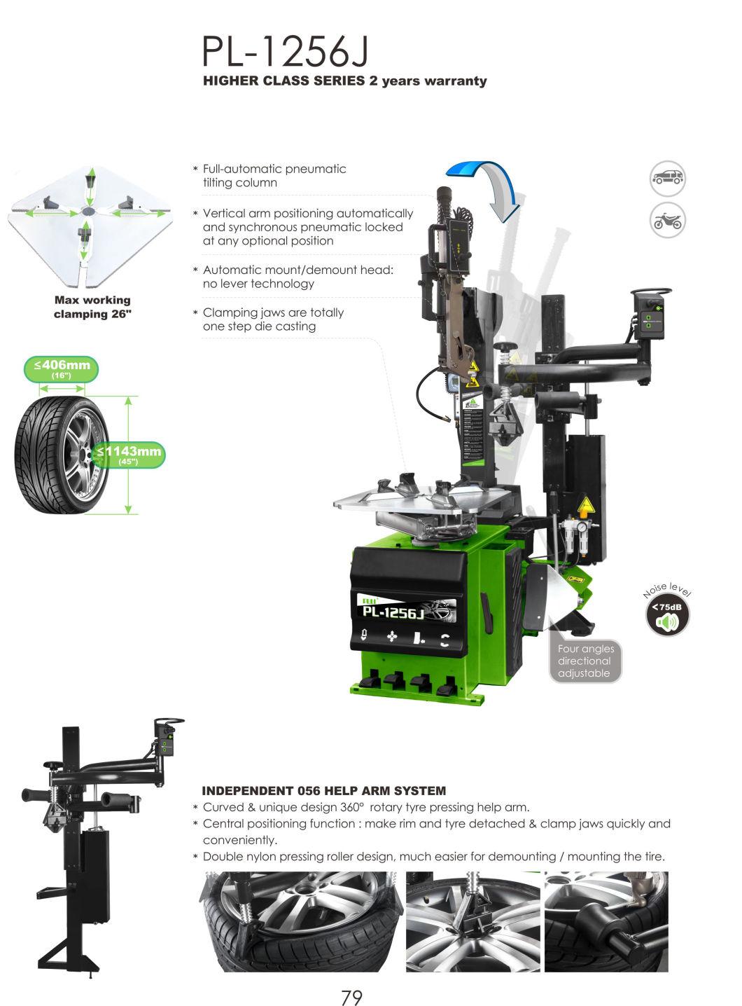 Puli Full Automatic Tilting Tyre Changer CE Price Pl-125j Auto Maintenance Repair Equipment on Sale