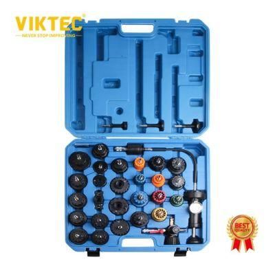 Viktec CE 33PCS Radiator &amp; Cap Pressure Test Kit Radiator Tester (VT01064E)