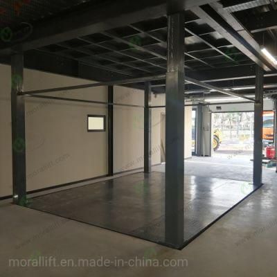 Hydraulic driven parking lift for garage