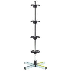 Heavy Duty Display Tire Rack Stand with Wheels and Base Car Wheel Display Holder Tyre Storage Rack Stand 100kg 225mm