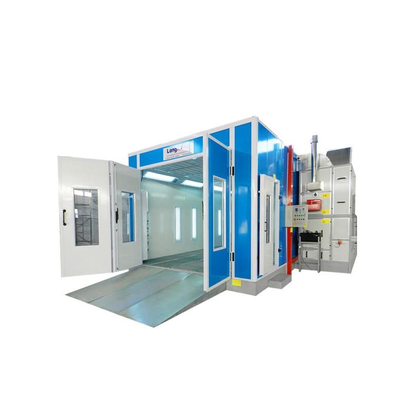 Factory Price Automotive Water Curtain Car Spray Booth Painting with Diesel Heater