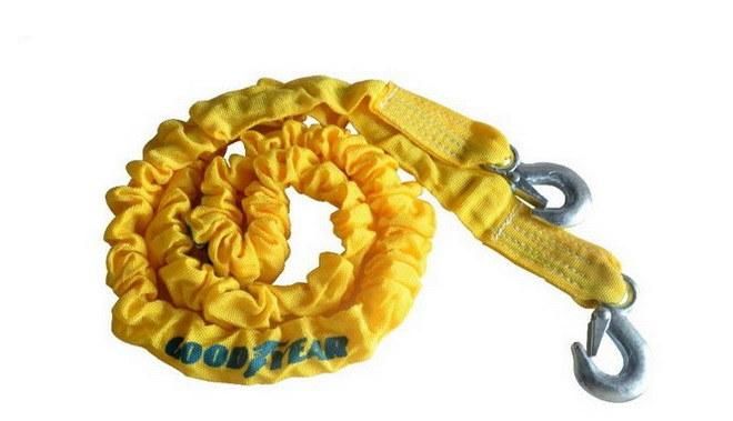 Emergency Towing Strap with Hooks Car Tow Rope Non Shrink Heavy Duty Recovery Kit