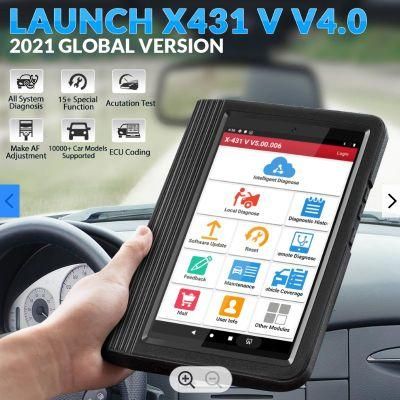 Launch X431 V V4.0 Car Full System Diagnostic Tool Auto OBD OBD2 Code Reader Scanner TPMS DPF Reset ECU Coding Active Test