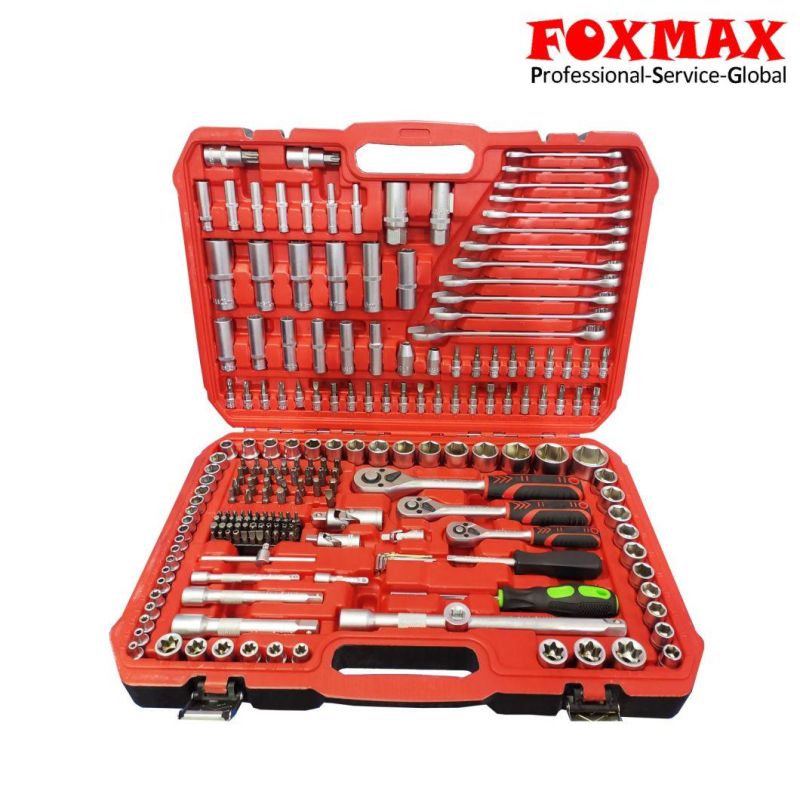 Handtools Professional 1/4"&3/8"&1/2"Dr. 216PCS Socket Set (FST-61)