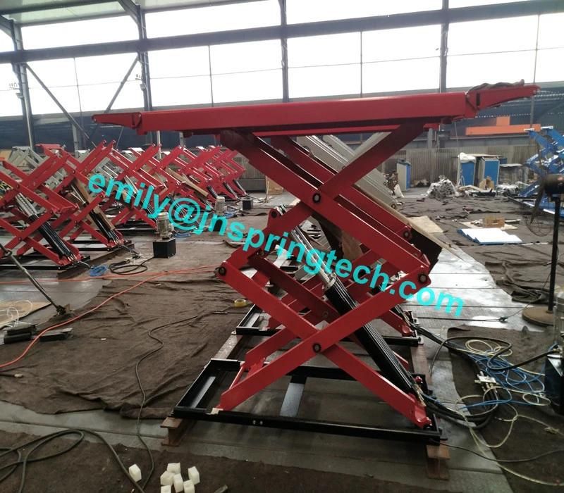 Super Thin Full Rise Scissor Car Lift with Load Capacity 3000kg