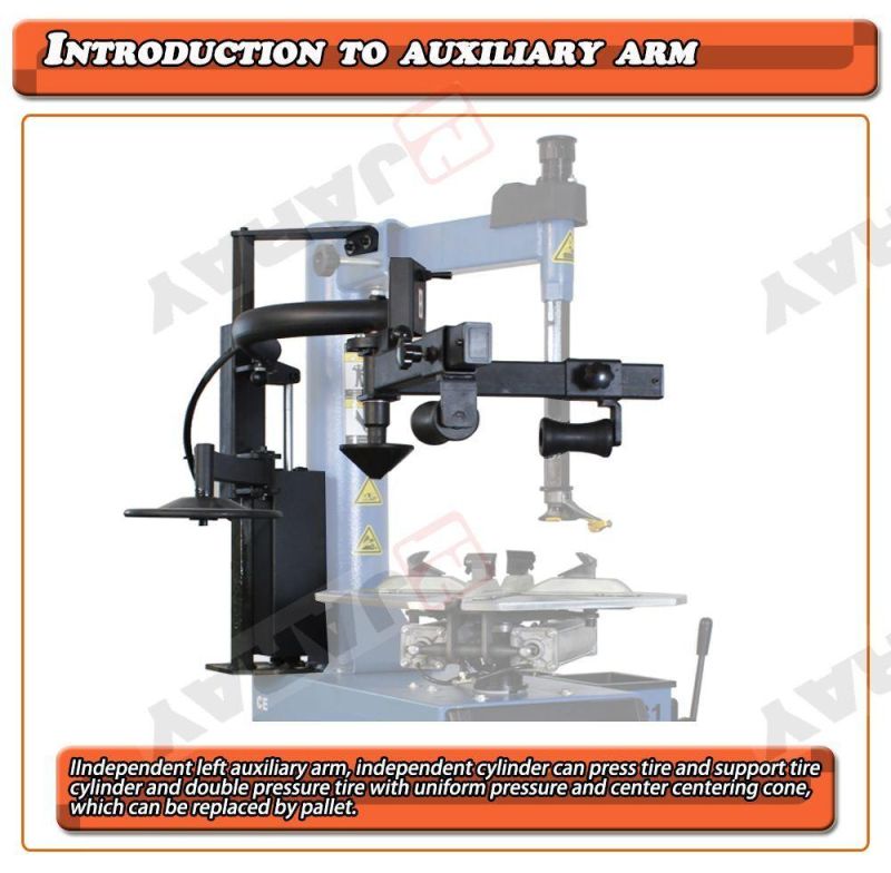 CE Certleft-Handed Independent Auxiliary Arm Tire Disassembly Tire Changer and Assembly Machine/Tire Replacement Machine/Tire Changer Machine Tire Changer