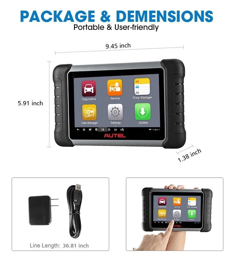 Autel Maxicom Mk808 OBD2 Scanner Automatic Transmission Diagnostic Tools Autel Scanner Maxicom Mk808