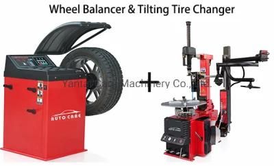 Luxury Tire Changer and Wheel Balancer Machine Combo