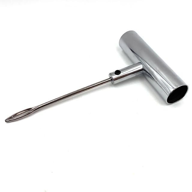 Automobile Tyre Repair Insert Tool Hollow Handle Split-Eye Needle