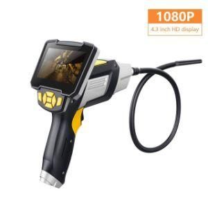 1m 4.3 Inch LCD Display Pipe Inspection Industrial Endoscope 1080P Inspection Cameral IP67 Waterproof Snake Tube Borescopes
