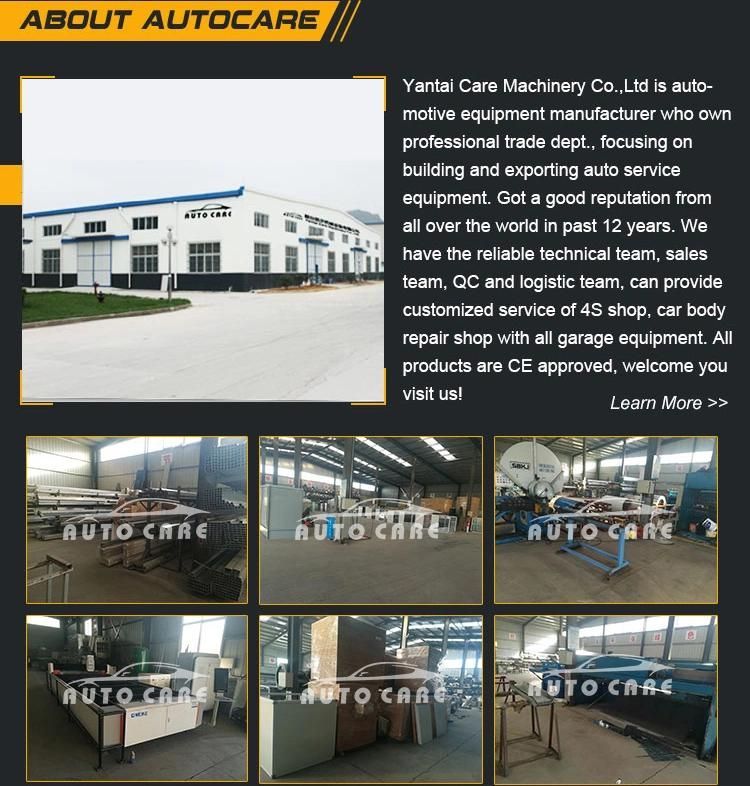 15m Long Water Curtain Truck Spray Paint Booth with High Quality