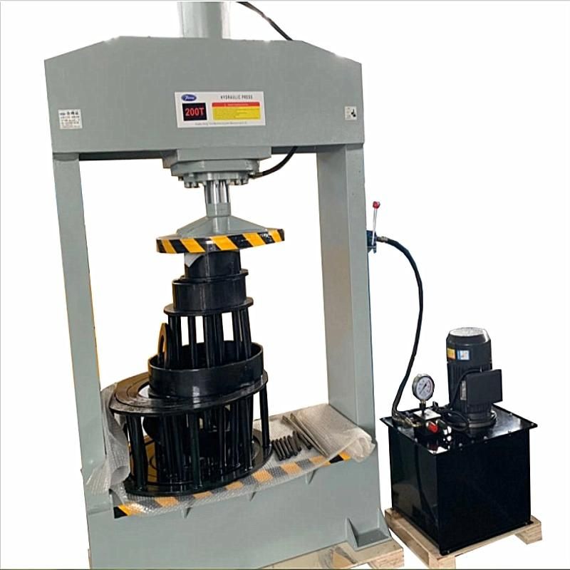 Vehicle Equipment 100t Hydraulic Shop Press with Electrical Power