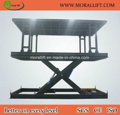 CE certificated hydraulic double deck car lift