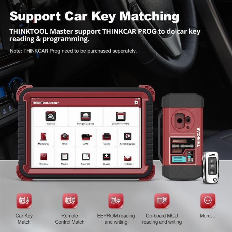 Thinktool Master with Thinkdiag Vci Obdii Diagnostic Machine for All Cars with Printer