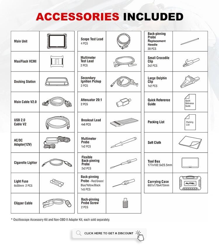 Autel OBD2 Scanner Car Diagnostic Oscilloscope ECU Programming Autel Maxisys Ultra
