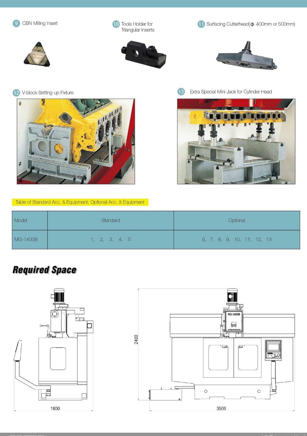 Cylinder Block Surface Grinding-Milling Machine (MG-1400B)