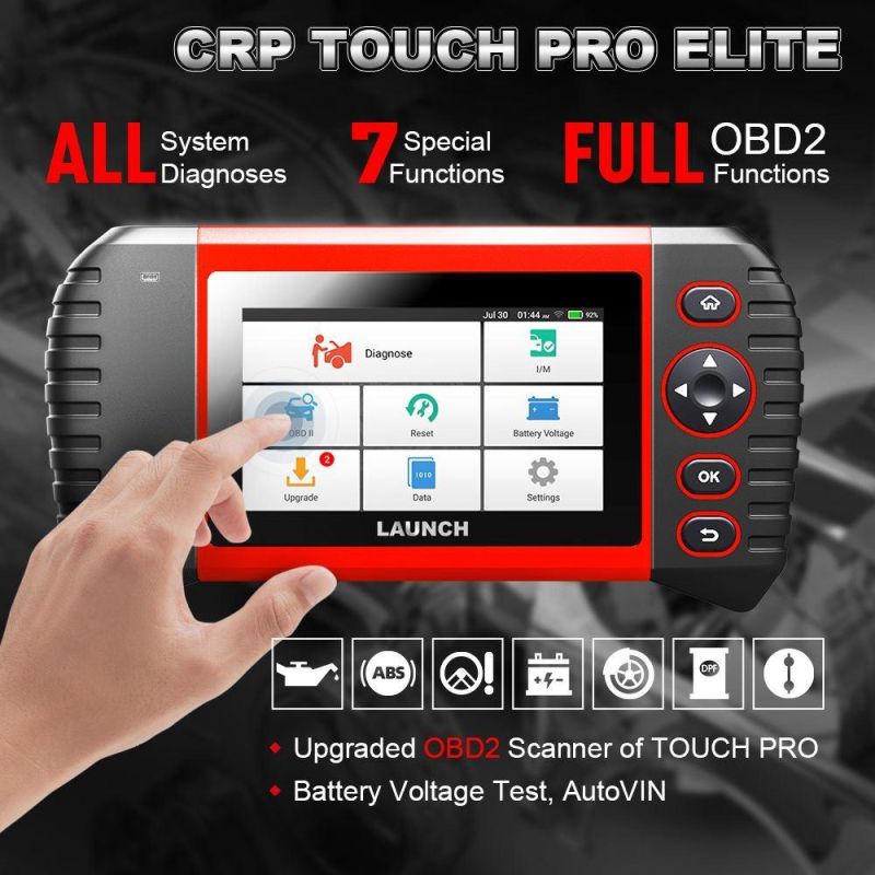 Launch Crp Touch PRO Elite Car Diagnostic Scan Tool All System Diagnosis ABS