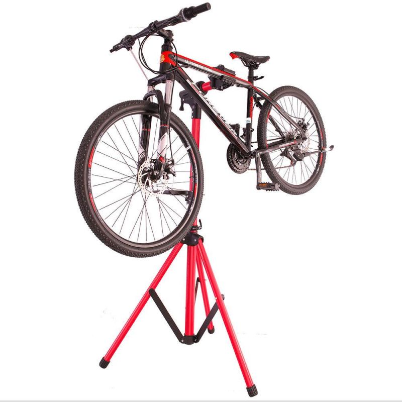 Bike Repair Stand Home Foldable Height Adjustable Aluminum Alloy Bike Workstand with Quick Release